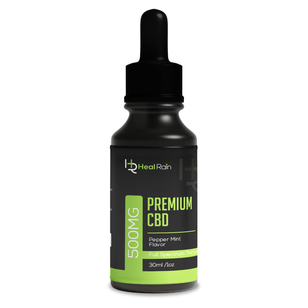 Premium Cbd Oil Full Spectrum Tincture Peppermint Flavor 30ml1oz 500mg Healrain Premium Cbd Oil 1697